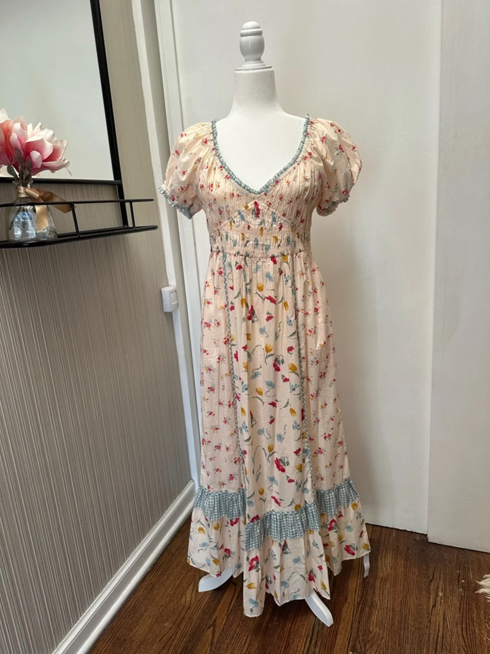 NWT Christy Dawn The Matilde Dress Lantana Blooms (Large) - Picture 1 of 5